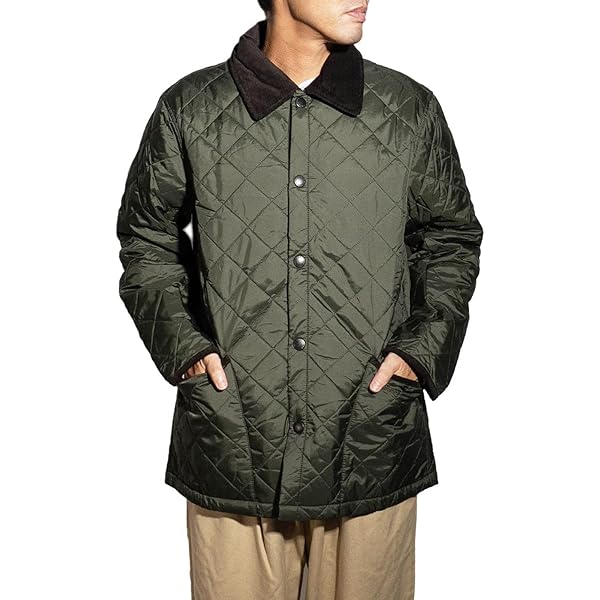Barbour グリーンチェック キルティング ジャケット Amazon | [バブアー] ジャケット キルティングブルゾン カーキグリーン